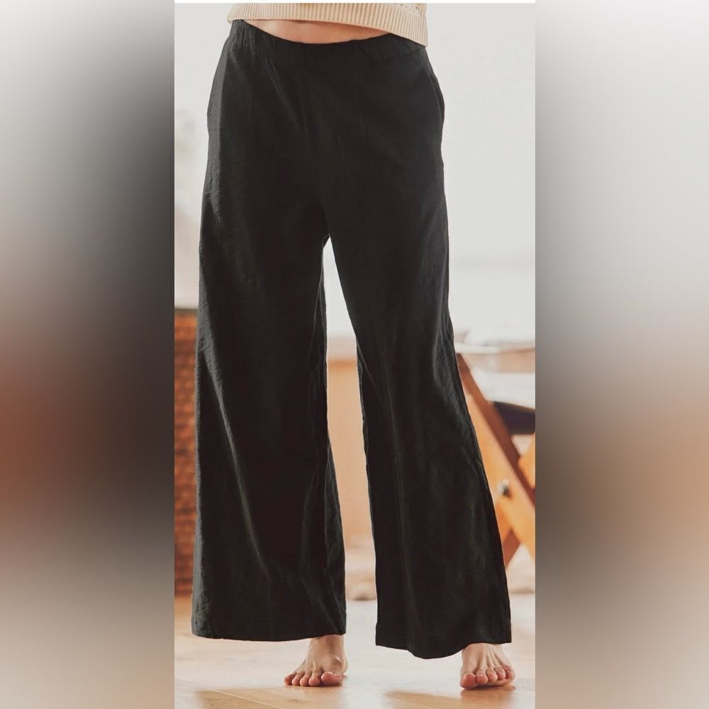 LEALLO POPPY WIDE LEG PANTS in size large